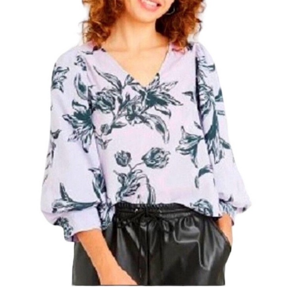 a new day Tops - A new day Bishop Sleeve Blouse